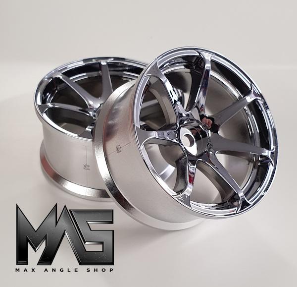AVS Model T7 offset divers chrome silver